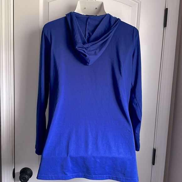 Zanzea  Royal Blue Lace-Up Hoodie size XL - Picture 4 of 7